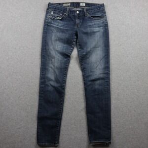 AG Adriano Goldschmied Jeans Womens 28R The Nikki Relaxed Skinny Flex Denim Blue